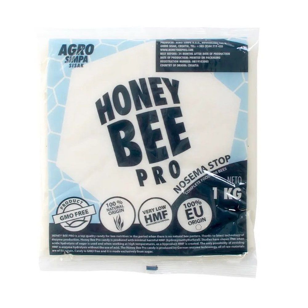 Pogača Nosema Stop Honey Bee Pro za pčele 1kg, Pčelarska Oprema, Agro Simpa d.o.o.