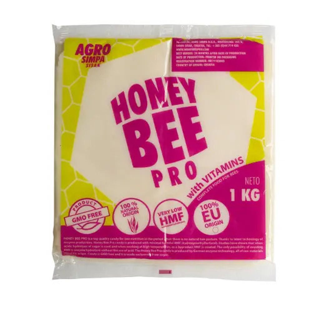 Pogača Vitaminska Honey Bee Pro za pčele 1kg, Pčelarska Oprema, Agro Simpa d.o.o.