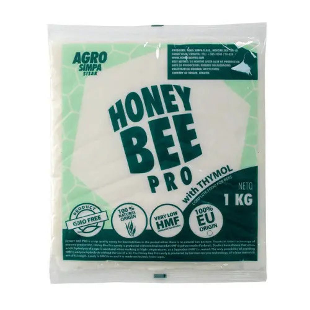 Pogača Thymol Honey Bee Pro za pčele 1kg, Pčelarska Oprema, Agro Simpa d.o.o.